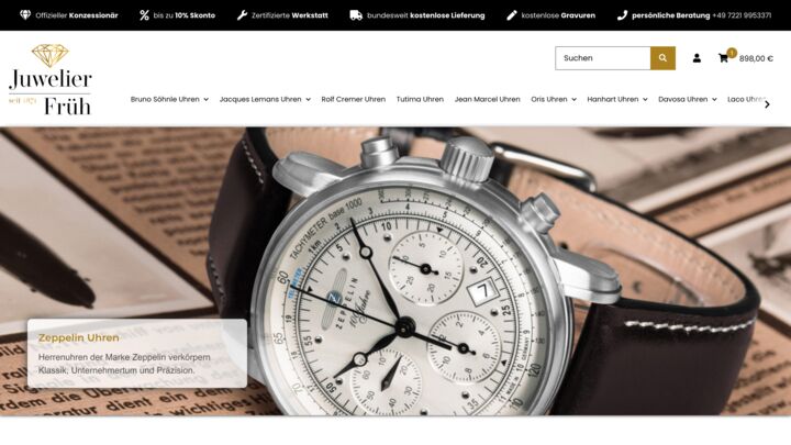 Online-Shop von Juwelier Früh